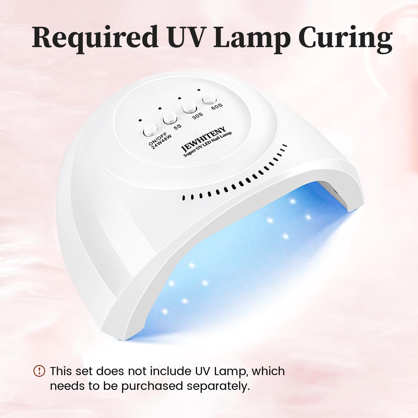 JEWHITENY Poly Extension Gel Nail Set Clear Pink Poly Nail Gel With Slip Solution Base Coat Top Coat French Manicure Need U V Lamp Curing for Finger Art and Home DIY