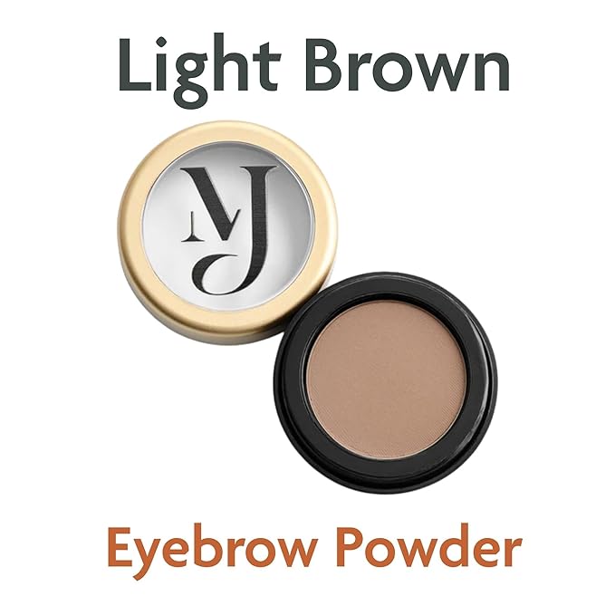 Light Brown/Taupe Eyebrow Powder – Long-Lasting, Waterproof, Smudge-Proof Brow Powder for Natural, Defined Brows – Vegan & Cruelty-Free Eyebrow Makeup by Marie-José