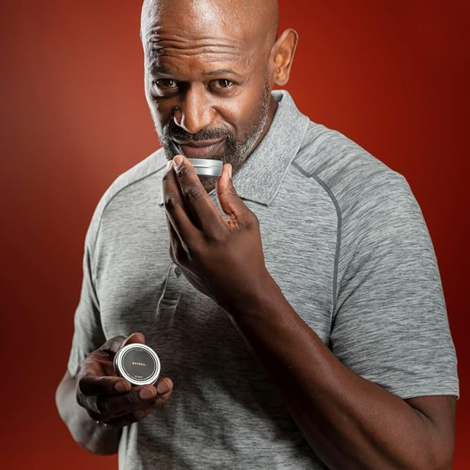 Golden Grooming Co. Solid Cologne - Travel-Sized Concentrated Balm - Solid Perfume with Subtler Scent and Long-Lasting Fragrance - For Men of Color - 1 oz Tin