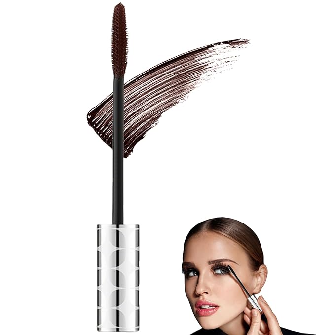 Mascara for Older Women 60 Plus, 2026 New Mascara Volume and Length for Mature Women with Thinning Lashes, Waterproof Non Clumping Long Wear for Eyelash Makeup (Brown)