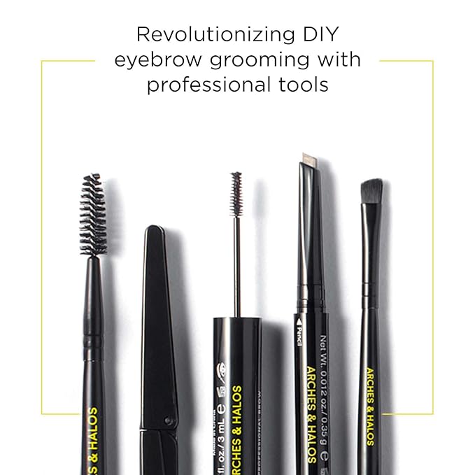 Arches and Halos Fine Bristle Tip Pen - Eyebrow Pencils for Women - Vegan Brow Pencil - Smudge-Proof, Buildable Formula - Sunny Blonde - 0.02 oz