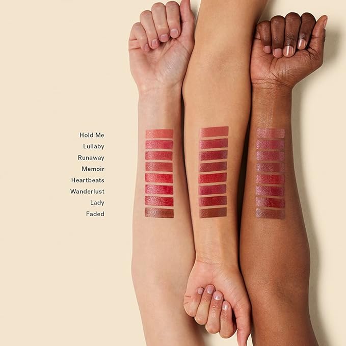 ILIA - Balmy Tint Hydrating Lip Balm | Non-Toxic, Cruelty-Free, Moisturizing + Sheer, Buildable Lip Color (Heartbeats, 0.15 oz | 4.4 g)