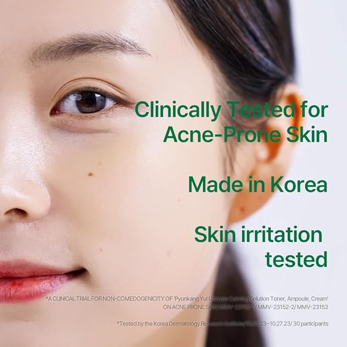 [PKY] Pyunkang Yul Ultimate Line Skincare Set, Soothing & Hydration Care, Calming Solution Toner, Ampoule & Cream, Traditional Korean-Style Packaging, Zero-Irritation (3-item set)