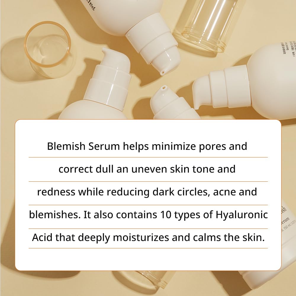 [Papa Recipe] Blemish Serum 150ml, 5.07 Fl Oz|Moisturizing Hydrating Skin Serum, Facial Skin Care, Bakuchiol Dewy Looking Skin, Smooth Skin Texture for Sensitive Skin|Korean Skin Care, Large Volume, Galactomyces Ferment Filtrate Hyaluronic Acid
