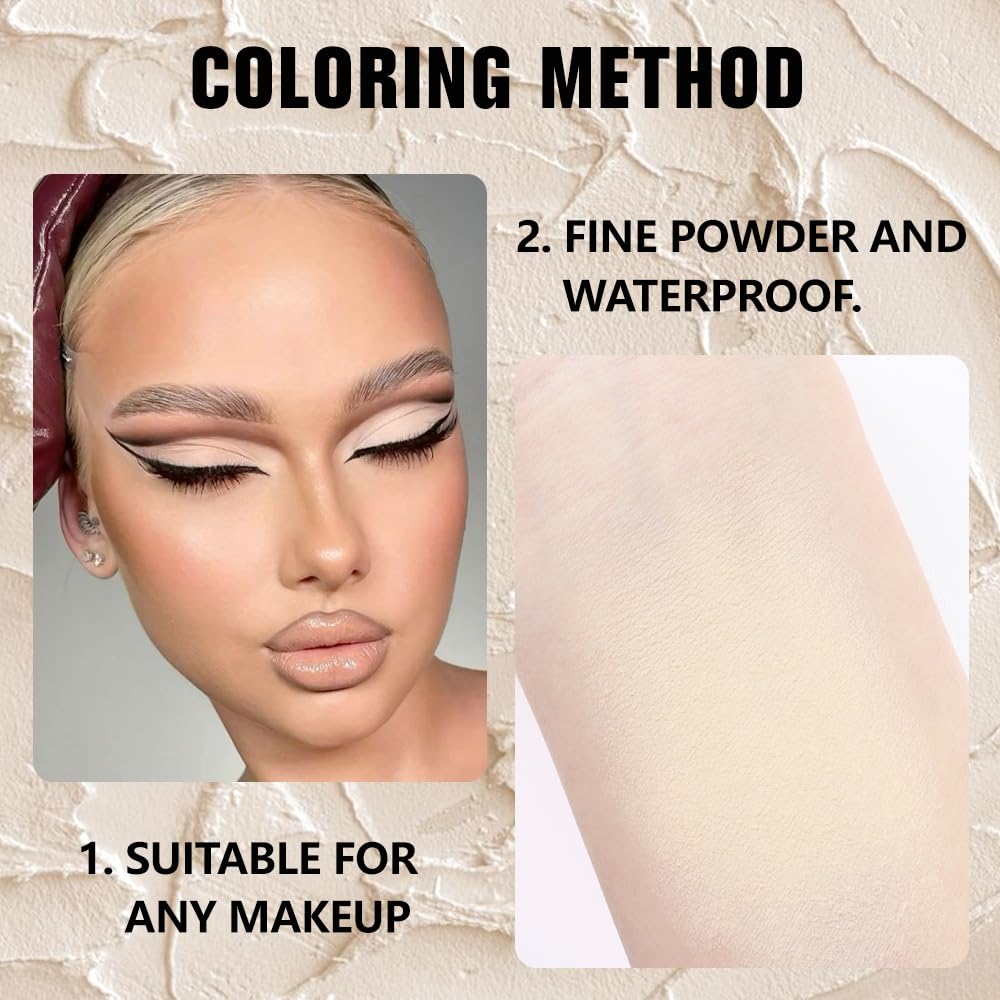 evpct Matte Nude Beige Mini Single Eyeshadow Palette, French Anilla Nude Natural Cream Matte Eye Shadow Palette Makeup Singles for Older Women Eyes, High Pigment Long Lasting Monochrome Eyeshadow