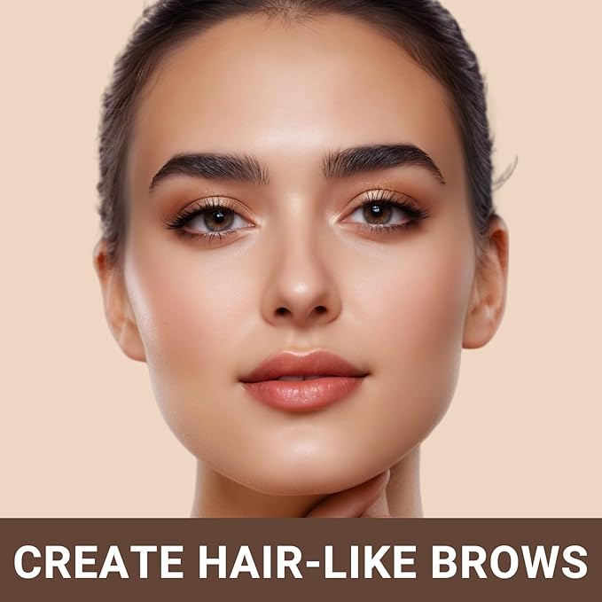 iMethod Eyebrow Pen - Eyebrow Pencil with Micro 4-Fork Tip, Microblading Eyebrow Pen for Natural Hair-Like Brows, Long-Lasting Eye Brow Pencils for Women, Smudge-proof, Black