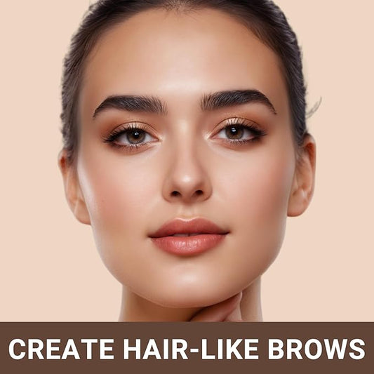 iMethod Eyebrow Pen - Eyebrow Pencil with Micro 4-Fork Tip, Microblading Eyebrow Pen for Natural Hair-Like Brows, Long-Lasting Eye Brow Pencils for Women, Smudge-proof, Black