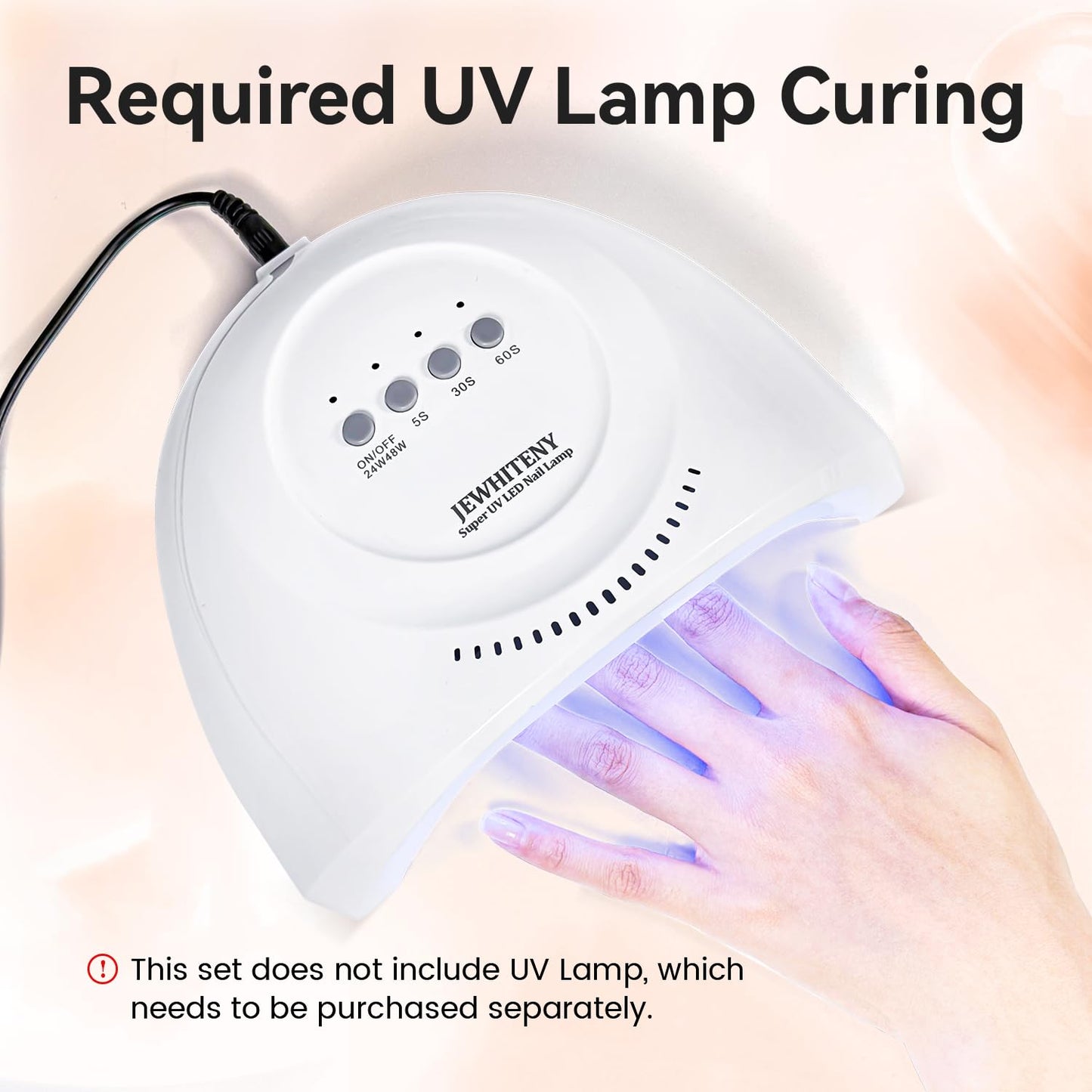 JEWHITENY Poly Extension Gel Nail Set Clear Pink Poly Nail Gel With Slip Solution Base Coat Top Coat French Manicure Need U V Lamp Curing for Finger Art and Home DIY