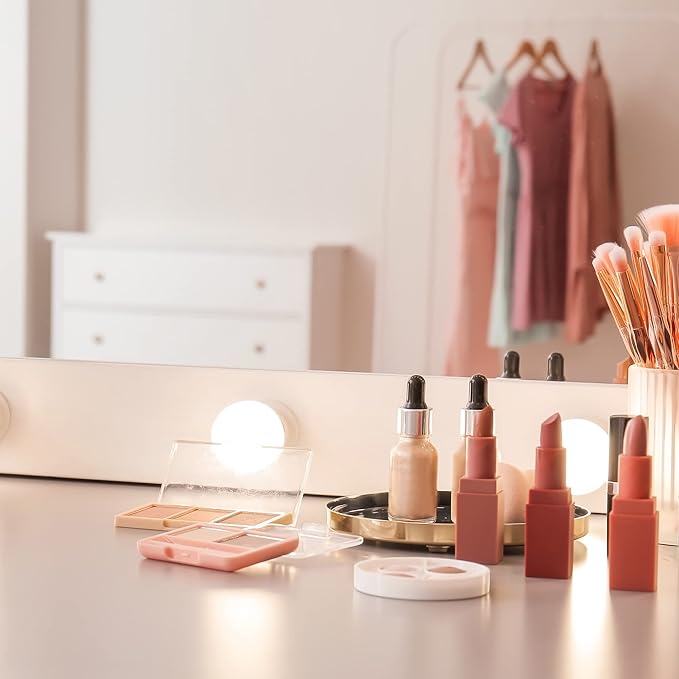 VOCOSTE 4 Pcs Makeup Spatula Mini Spoon, Eye Cream Massage Sticks Beauty Scoop, for Facial Cosmetic Face Cream, Zinc Alloy Moon Shape 2.13"x0.51", Silver Tone