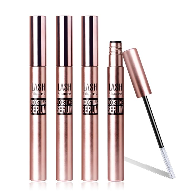 Lash Serum, Eyelash Primer to Boost Longer Fuller and Thicker Looking Lashes, Non-sticky, Non-caking, 3.5g/0.12oz (3pcs)