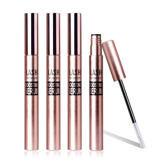 Lash Serum, Eyelash Primer to Boost Longer Fuller and Thicker Looking Lashes, Non-sticky, Non-caking, 3.5g/0.12oz (3pcs)