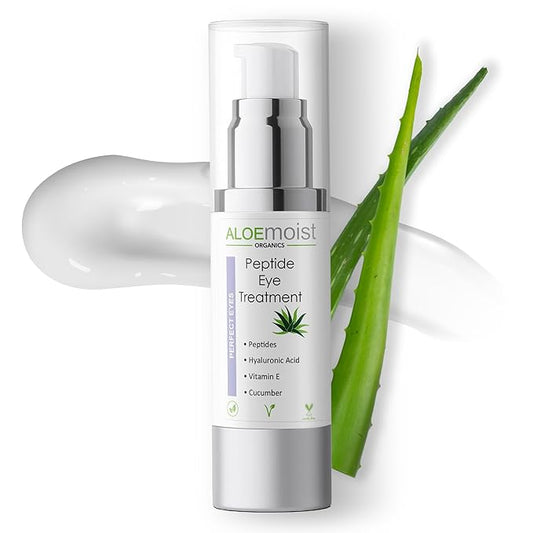 Peptide Eye Cream Anti Aging, Hydrating Under Eye Cream For Women & Men Dry, Sensitive or Mature Skin Repair, Daily Day & Night Treatment for Fine Lines, Wrinkles, Dark Circles, Bags, Puffiness 0.5 Oz