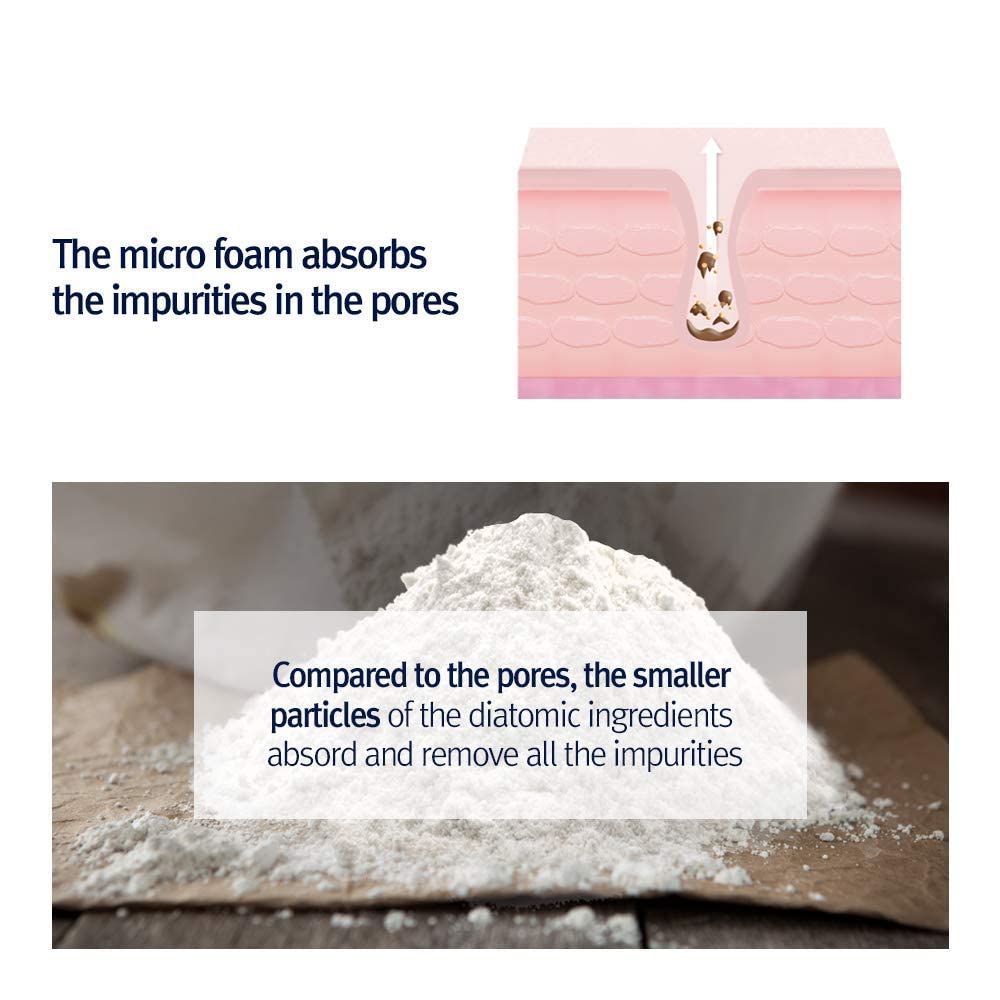 Pyunkang Yul PKY Low pH Pore Deep Cleansing Foam, Pore Cleanser with Fluffy Microbubbles, AHA, Witch Hazel, Zero Irritation, Korean Skincare (3.38 Fl. Oz, 100ml)