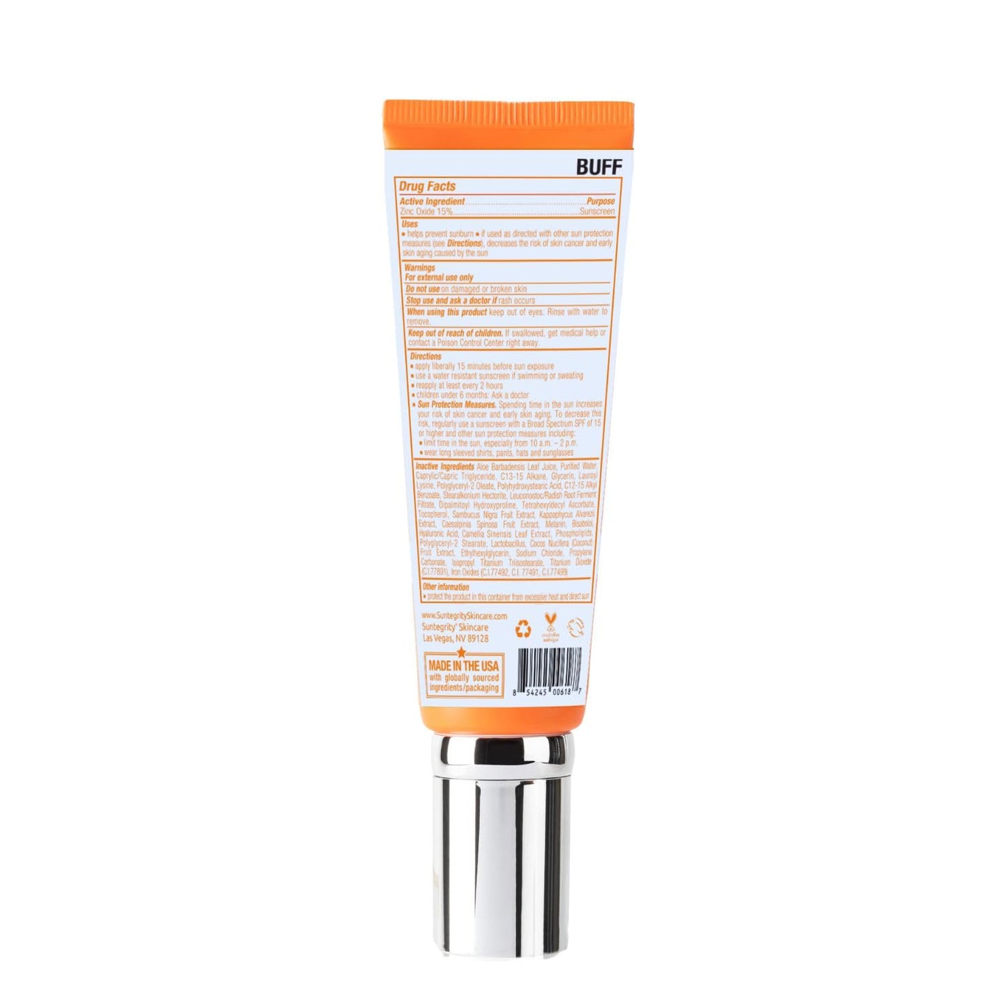 Suntegrity Impeccable Skin - Tinted Sunscreen, Broad Spectrum SPF 30 (Buff) - 2 oz