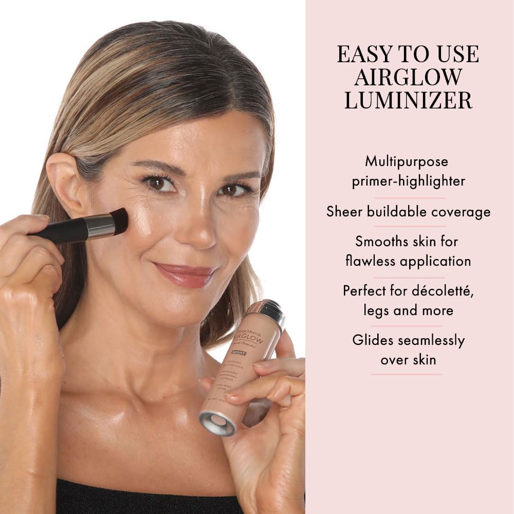 Jerome Alexander MagicMinerals AirGlow Tinted Highlighting Night Mist, Illuminating Airbrush Tinted Moisturizer Spray | Petal Pearl