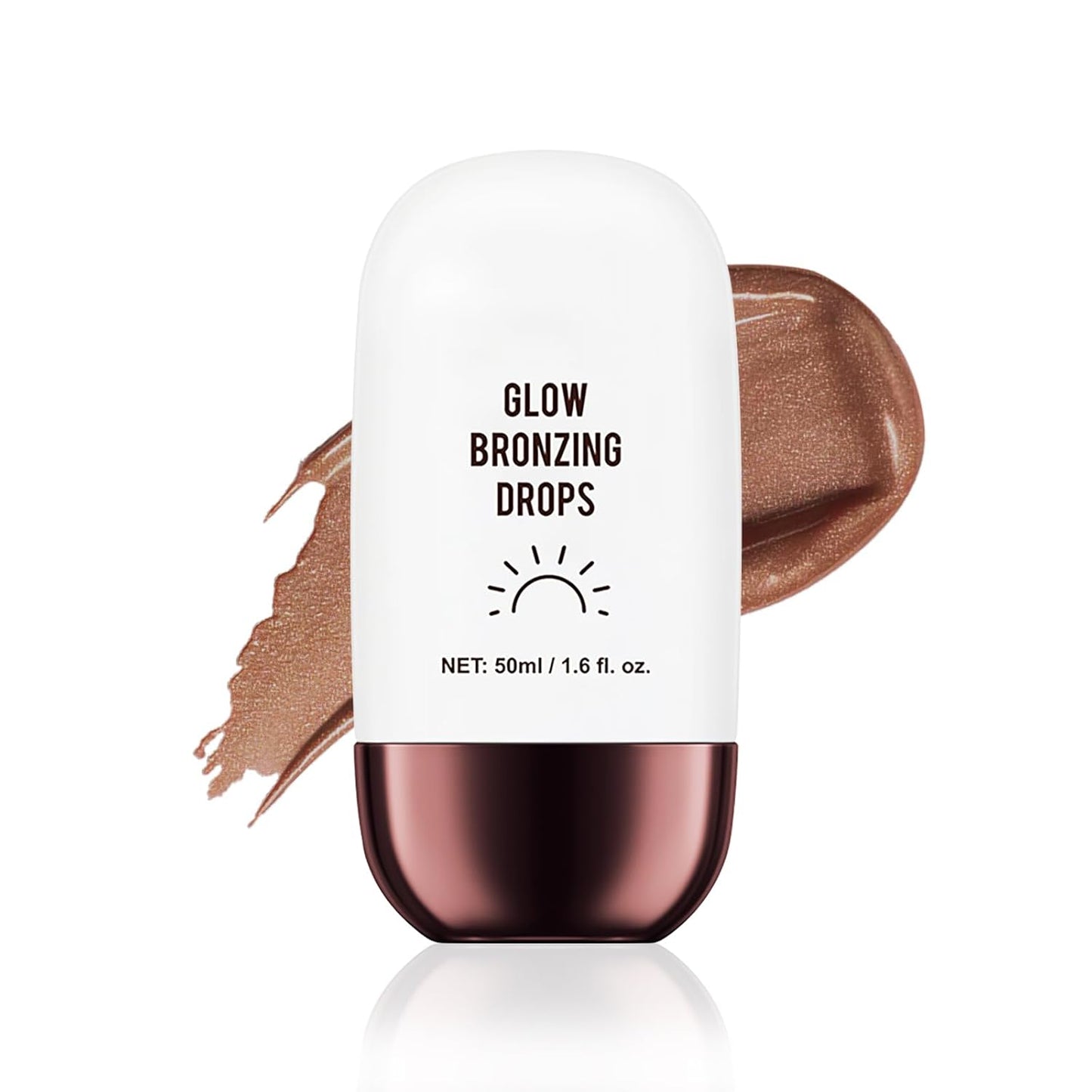 Instant Bronzing Drops, Face and Body Bronzer, Cream Liquid Bronzer Drops for Instant Tan, Bronze Drops, Blendable Lightweight Texture Bronzing Drops for Face - 04