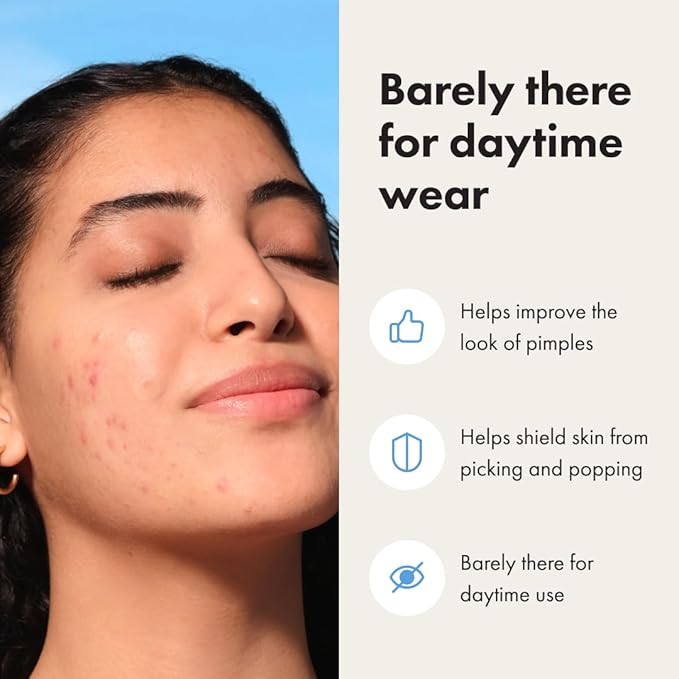 Mighty Patch Mini Invisible+ Patches - X-Small Daytime Hydrocolloid Acne Pimple Patches for Covering Zits & Blemishes, Blends Into Skin & Barely There (30 Count, 10mm Patch)