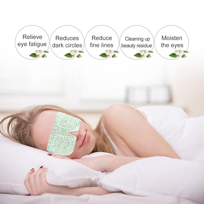 Steam Eye Mask, 15 Packs Hot Steam Eye SPA Mask Relieve Eyestrain Remove Dark Circle Lavender Fragrance Warming Eye Patch