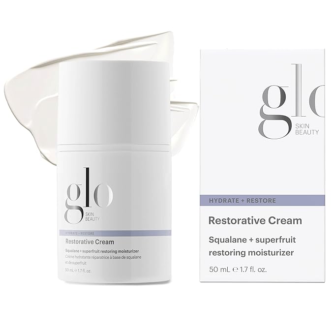 Glo Skin Beauty Restorative Cream - Repair, Soothe and Moisturize Stressed Out, Dehydrated or Dry Skin - Protects Against Signs of Aging