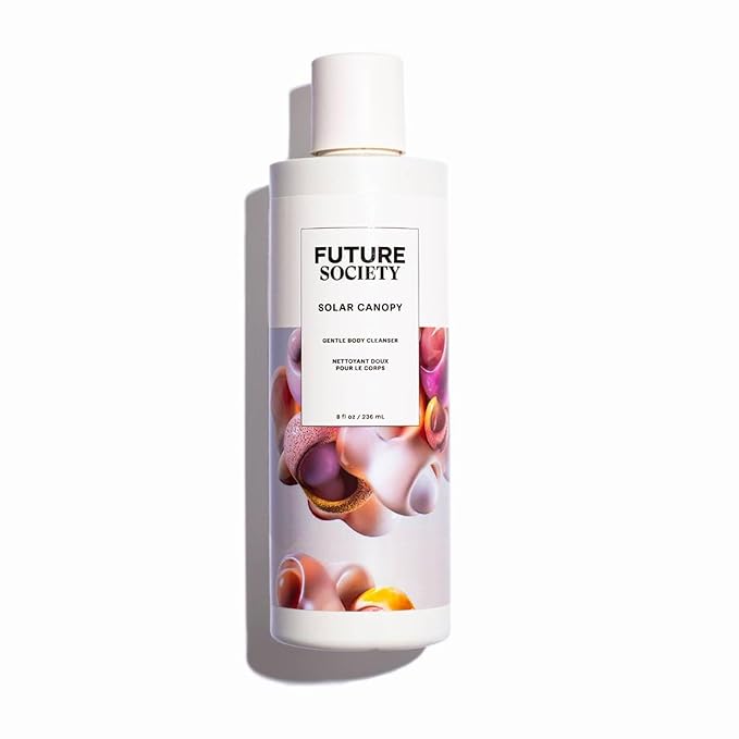 Future Society Solar Canopy Luxury Home & Body Gift Set - Includes Body Wash, Body Lotion, & 2oz Scented Candle - Fruity Floral with Notes of Black Pepper, Sandalwood & Amber - Beauty Gifts for Women
