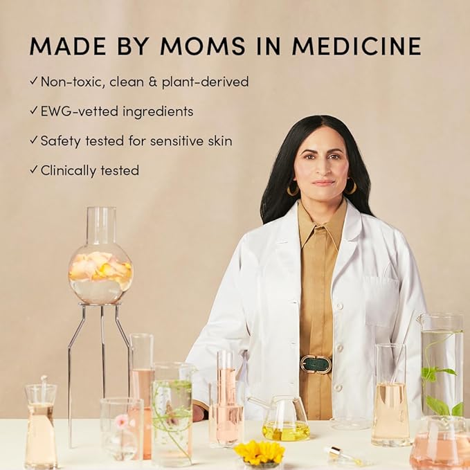 Evereden Postpartum Glow Duo - Petit Bouquet Belly Oil & Nourishing Stretch Mark Cream - Dermatologist-Developed Clean & Vegan Maternity Skincare Postpartum Gifts for New Mom - Stretch Mark Reduction