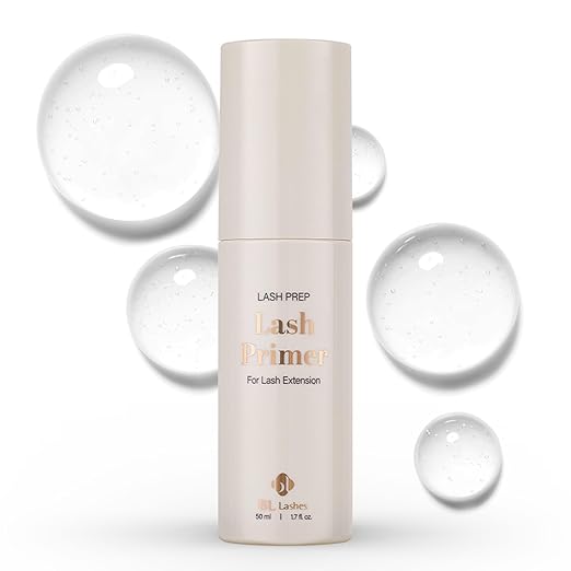 BL Lashes Primer for Eyelash Extensions | Removes Oils & Residue | Oil-Free for Stronger Adhesive Bonding | Speeds Up Application Time | Professional Use & Gentle on Sensitive Skin (50ml, 1.69 fl.oz)