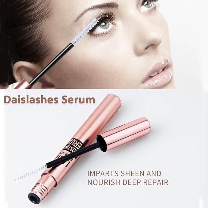 Lash Serum, Eyelash Primer to Boost Longer Fuller and Thicker Looking Lashes, Non-sticky, Non-caking, 3.5g/0.12oz (3pcs)