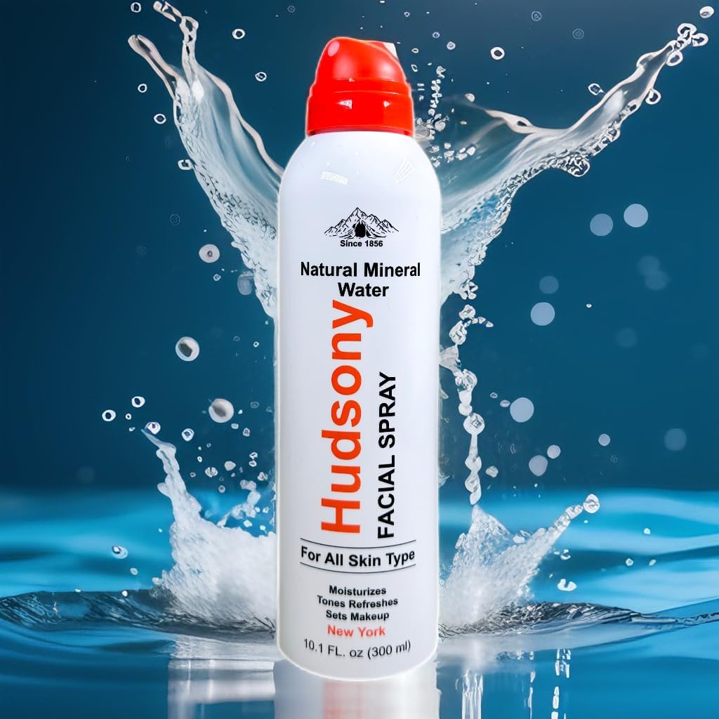 Facial Spray - Hydrating Mineral Water Mist for Face & Skin - Refreshes Makeup, Sets, & Tones - Daily Skincare Essential for Hydration and Moisturizing