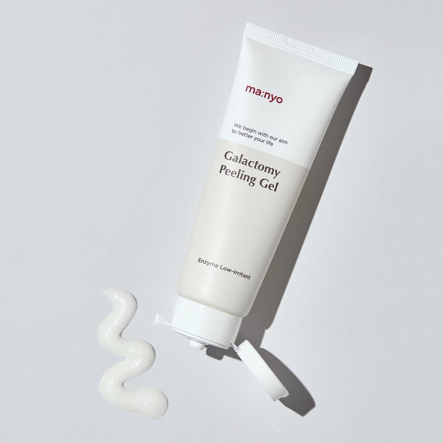 ma:nyo Galactomy Enzyme Peeling Gel | Gentle Exfoliator for Smooth & Radiant Skin | Removes Dead Skin & Impurities | Suitable for All Skin Types,Korean Skincare | 2.5fl oz (75ml)