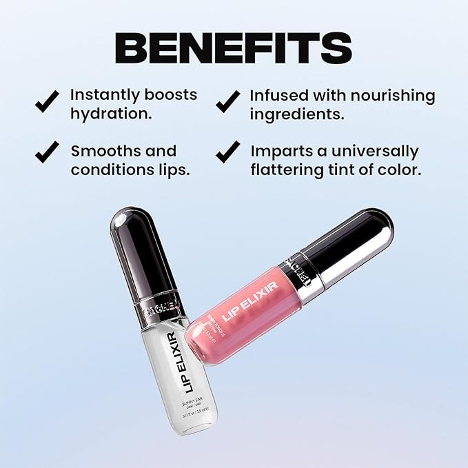 Sacheu Lip Liner STAY-N & Lip Elixir Bundle — Long Lasting Matte Lip Tattoo, Transfer Proof Lipstain Infused with Hyaluronic Acid & Vitamin E, for All Skin Types — RED-Y OR NOT