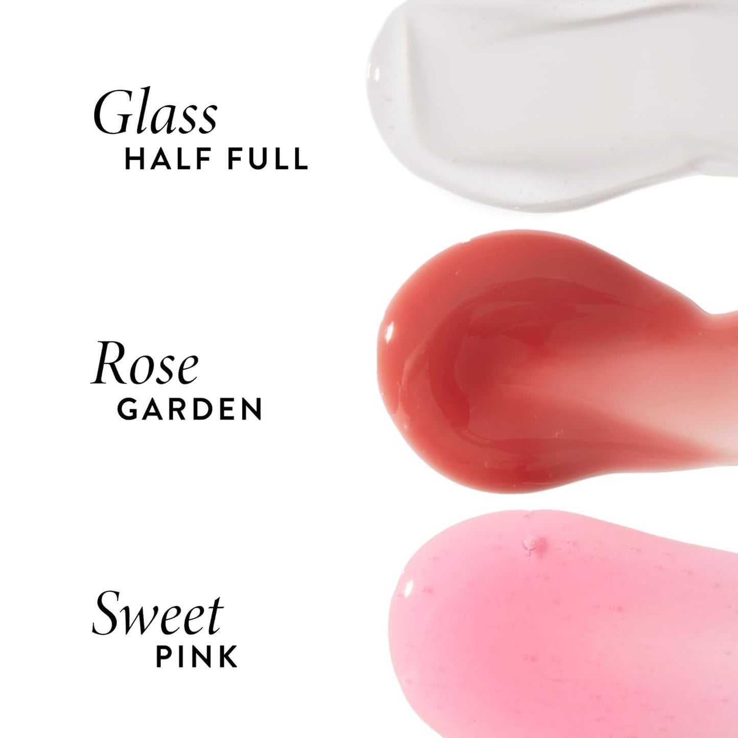 LAURA GELLER NEW YORK Fine Shine Glossy Lip Oil, Rose Garden - Hydrating Squalane - Pink Lip Gloss