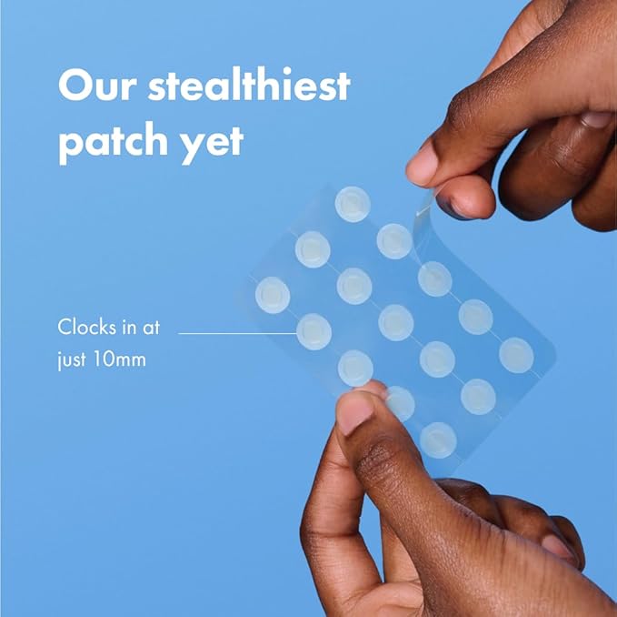 Mighty Patch Mini Invisible+ Patches - X-Small Daytime Hydrocolloid Acne Pimple Patches for Covering Zits & Blemishes, Blends Into Skin & Barely There (30 Count, 10mm Patch)