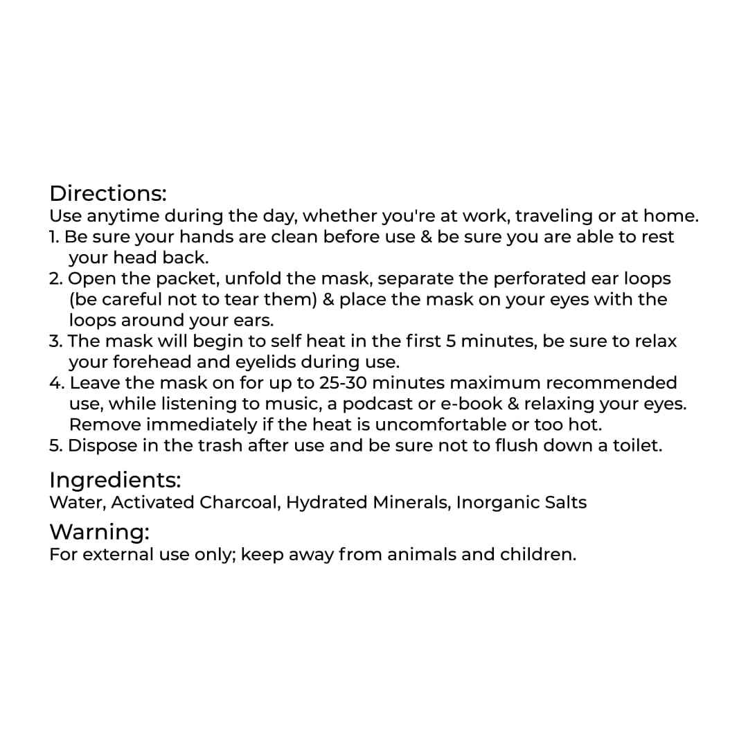 Steamtech Self Heated Eye Mask for Dry Eyes - Eye Doctor Approved Heated Eye Masks -Warm Compress for Fatigue & Dryness – Perfect Puffy Eyes & Dry Eye Relief, Disposable, Spa Experience (5)