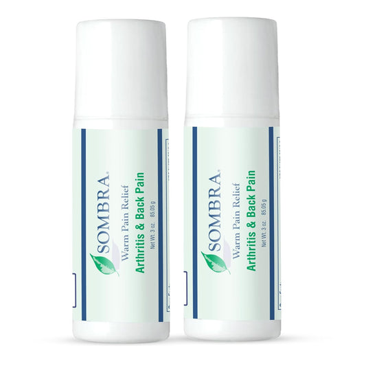 Sombra Warm Pain Relief Gel, Warm Relief for Arthritis and Chronic Pain Pre-Workout Muscle Rub Vegan Formula Free of Artificial Fragrances, Dyes, NSAIDs, Wax, Petrv