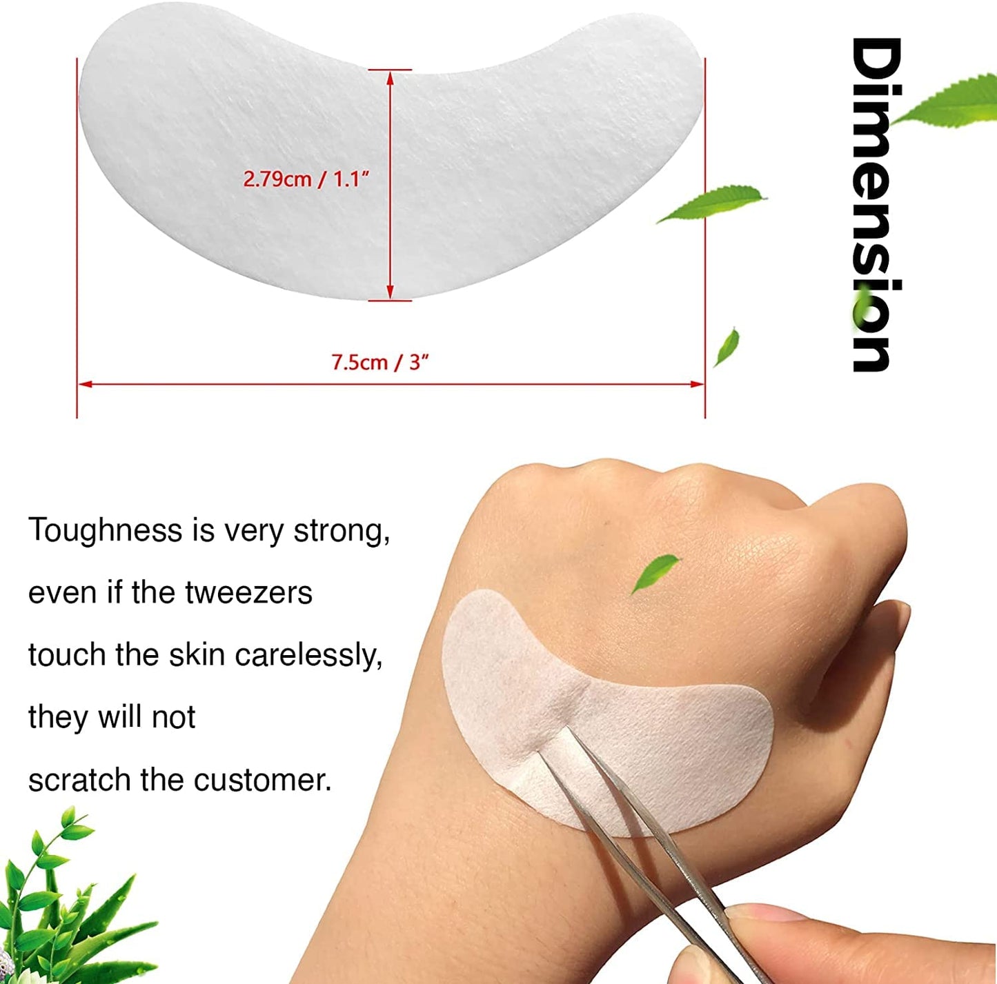 GreenLife 200 Pairs 100% Natural Eyelash Extension Under Eye Gel Pads patches kit Collagen Aloe Vera Hydrogel Eye Patches Eyelash Extension Supplies Tools, Lash Extension Supplies (100 200 400 Pairs)