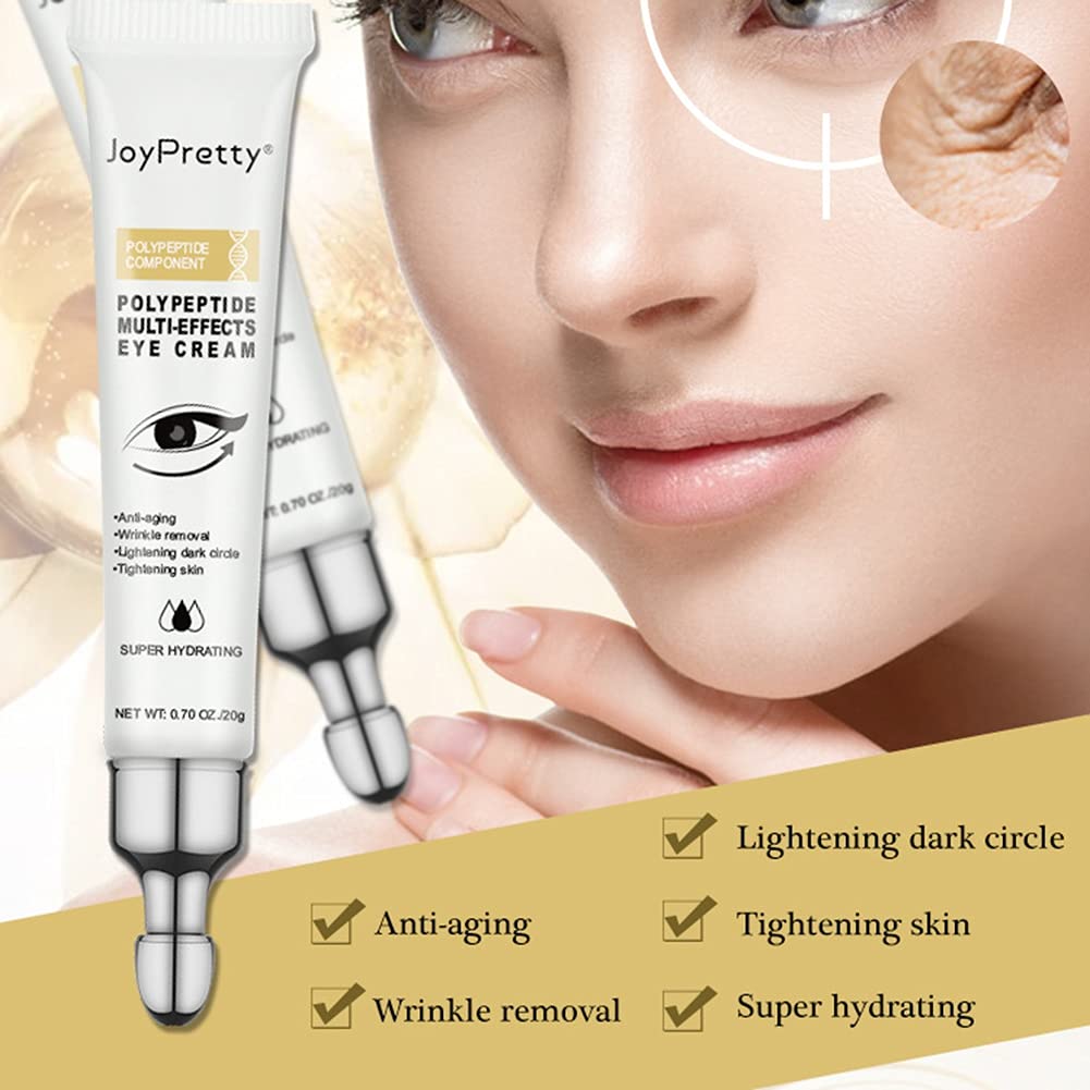 Lift Firming Eye Cream, Polypeptide Anti-Aging Eye Cream for Removing Wrinkie Dark Circles Eye Bags Nourishing Under Eye Eyelid Serum Skin Care