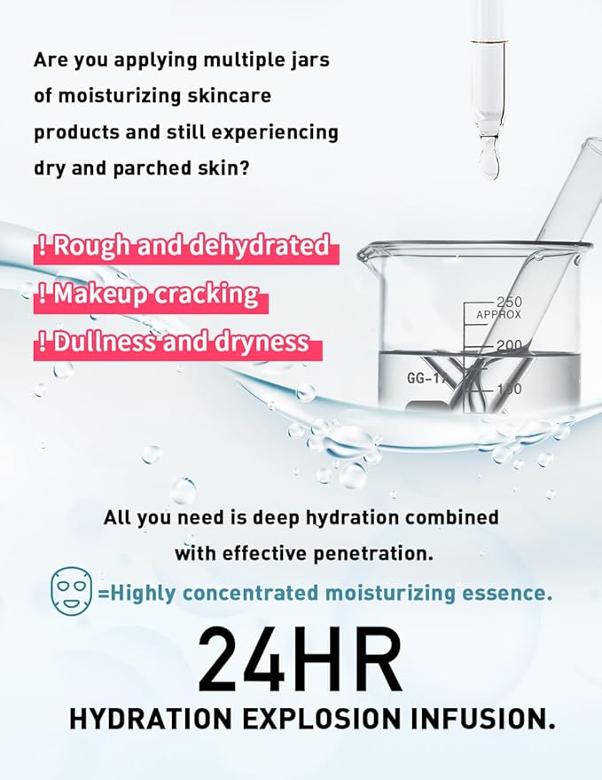 menorah Skincare - Facial Rescue Mask, Natural and Plant-Based Collection, Face Sheet Mask, Brightening, Anti-Aging, Hydration, Anti-Blemish, 4Combo Pack