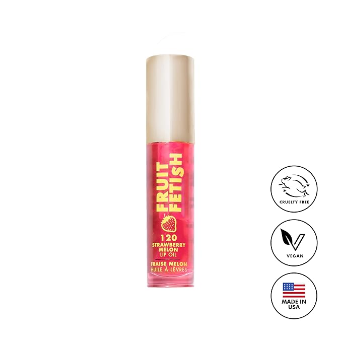 Milani Lip Oil with Vitamin E for Instant Hydration, Fruit Extract Infused Lip Treatment and Moisturizing Lip Gloss - Strawberry Melon