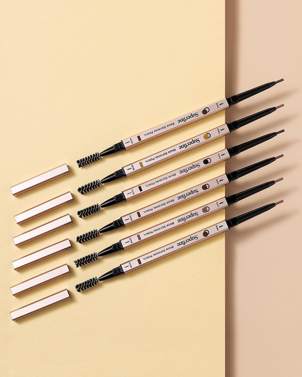 Beauty Superfine Micro Brow Pencil – 1.5mm Ultra-Fine Tip, Waterproof, Vegan Formula, 6 Shades – Long-Lasting Natural Eyebrow Pencil (04 - Chocolate Brown, 0.08G/0.002 FL.OZ（pack of 1）)