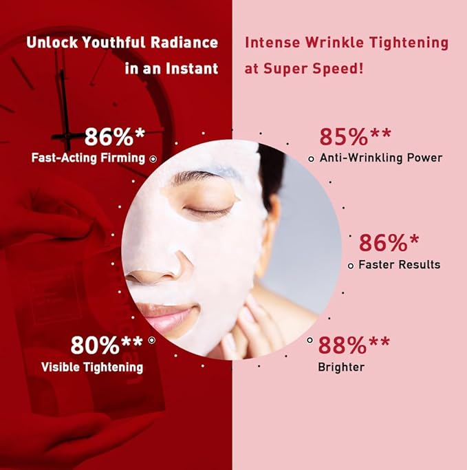 menorah Skincare - Facial Rescue Mask, Natural and Plant-Based Collection, Face Sheet Mask, Brightening, Anti-Aging, Hydration, Anti-Blemish, 4Combo Pack