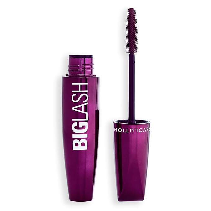 Revolution Beauty London, Big Lash Volume Mascara, Volumizing & Lengthening Colored Mascara, Lightweight Feel, Fast-Drying, Vegan & Cruelty-Free, Burgundy