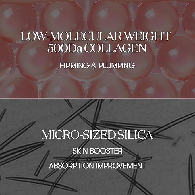 VT COSMETICS Collagen Reedle Shot 100, Microneedling Serum, Firming & Elasticity, 500Da Collagen Extract, Soft & Glass Skin, Pink Serum, Korean Skin Booster 1.69Fl Oz(50ml)