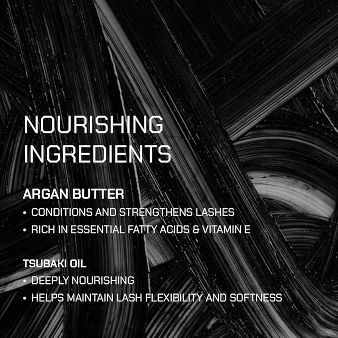 Radiant Professional Lengthening Mascara – Fiber Lash Smudge Proof Mascara Volume and Length– Cruelty-Free Natural Wax Formula with Silicone Brush - (0.43 oz) (01 Black)