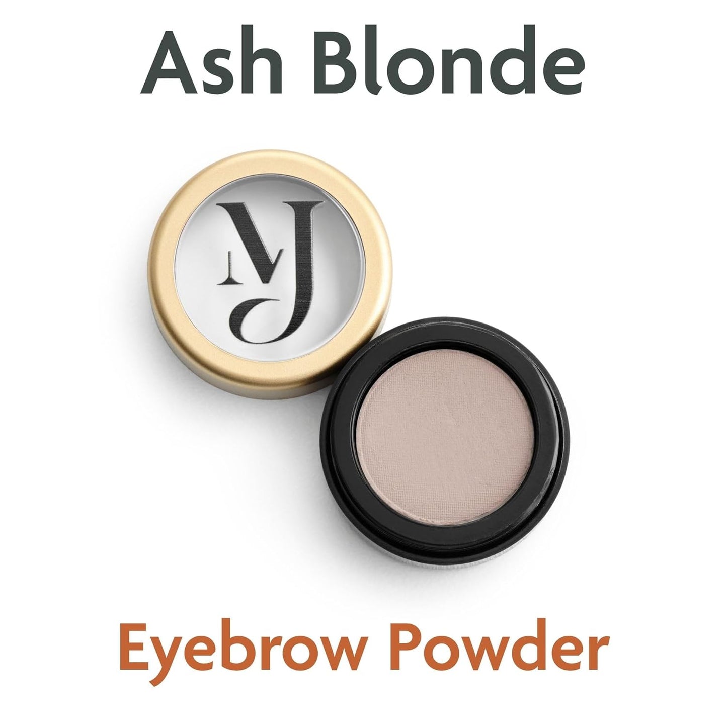 Eyebrow Powder, High Colour Pigmentation, Cruelty-Free & Vegan, Natural & Even Eyebrows (Ash Blonde)