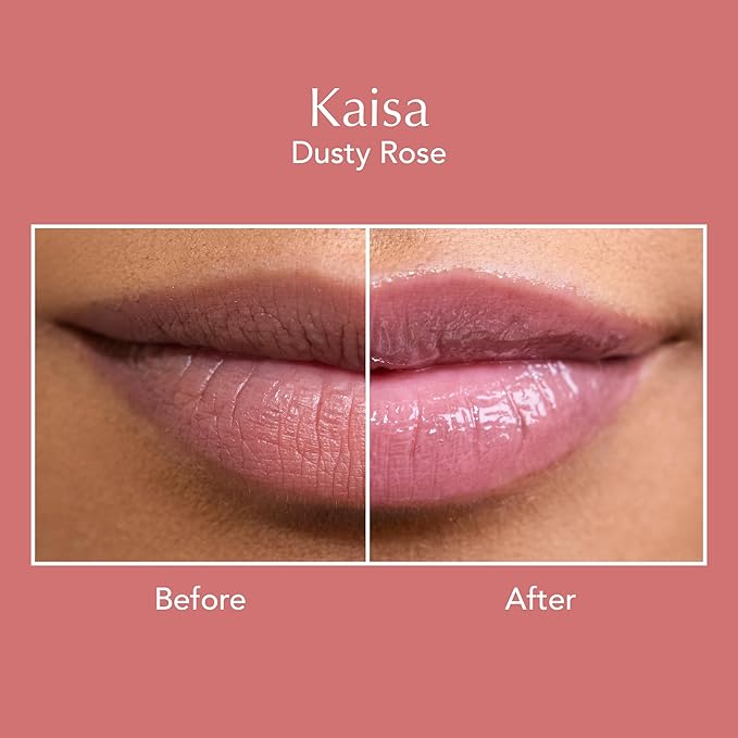 Thrive Causemetics Sheer Strength Lip Plumping Peptide Gloss, Lip Plumper with Vitamin E, Peptides, Plumps, Smooths & Hydrates Lips, High Shine, Vegan & Cruelty Free, Kaisa (Dusty Rose)