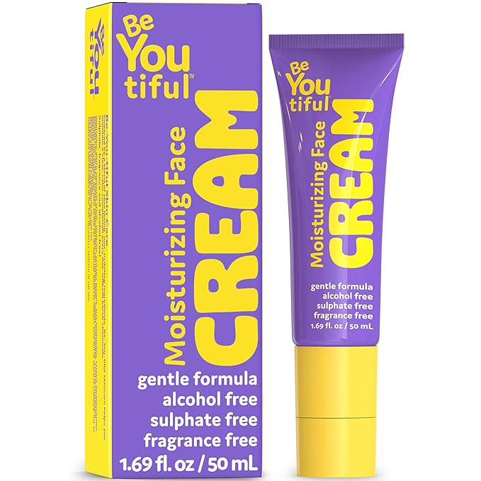 BeYOUtiful Face Moisturizer, Preppy Skin Care for Teens, Tweens, and Kids, Hydrating Face Cream for Dry Skin, Girls and Boys Gifts, 1.69 fl oz, Ages 8-17