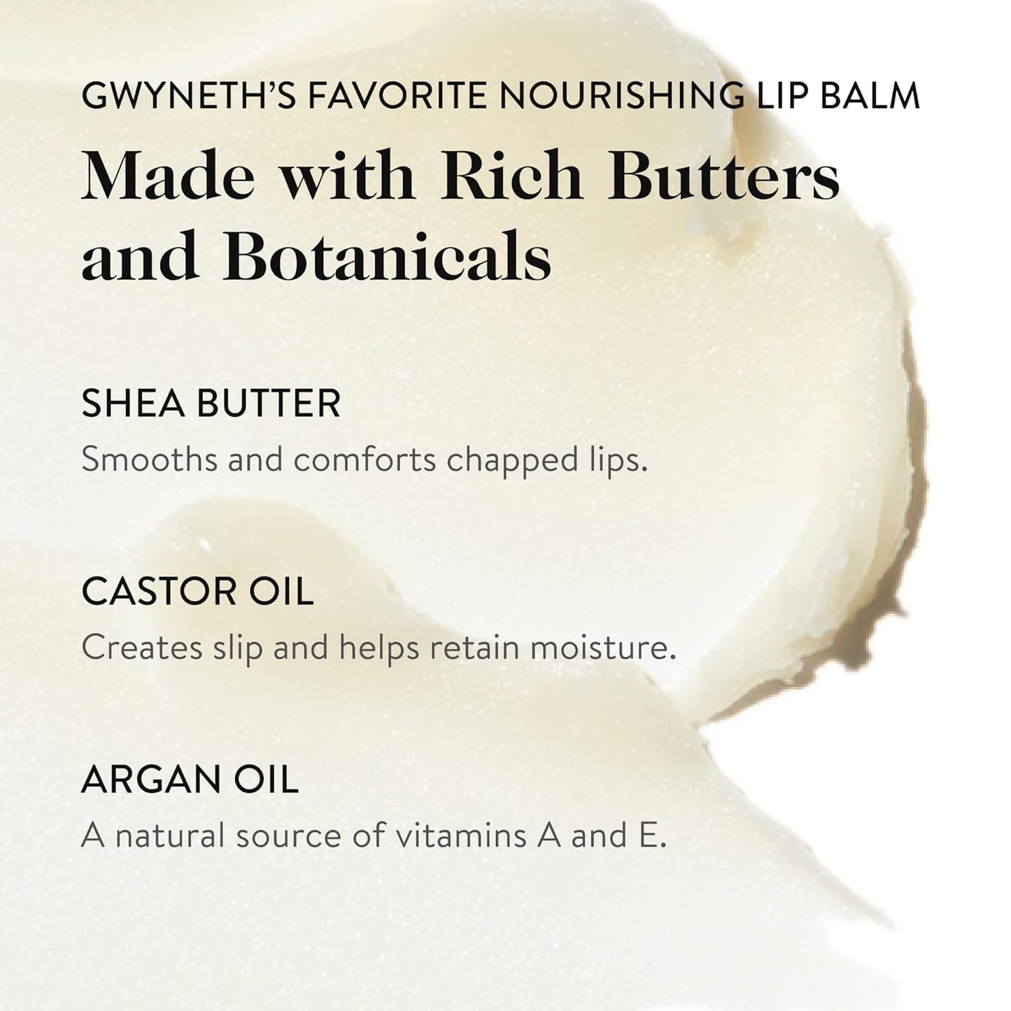 goop Beauty Clean Lip Balm | Dry Lips Treatment | Coconut Oil, Pomegranate Extract, & Shea Butter | Petroleum Free | 0.16 oz