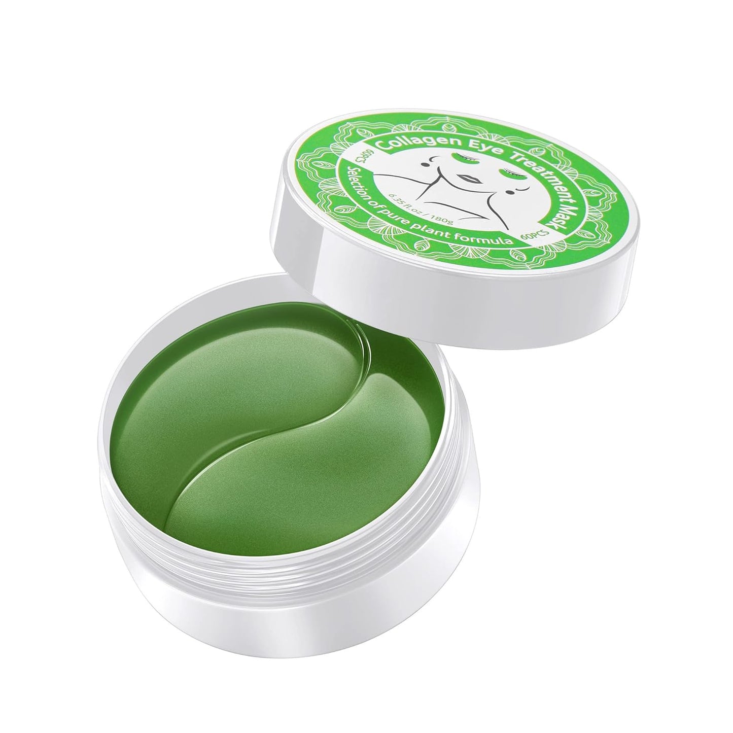 Anti-Aging Under Eye Patches, 30 Pairs, Seaweed Eye Masks for Dark Circles, Puffy Eyes, and Wrinkles, Skin Treatment Masks for Men and Women