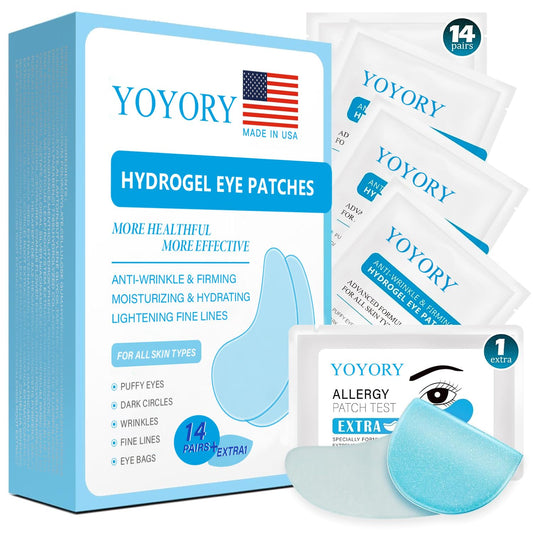 Under Eye Patches Masks - for Dark Circles, Wrinkles, Puffy Eyes, Fine Lines, Eye Bags Treatment with Hyaluronic Acid and Collagen, Hydrating and Moisturizing (30 Pcs)