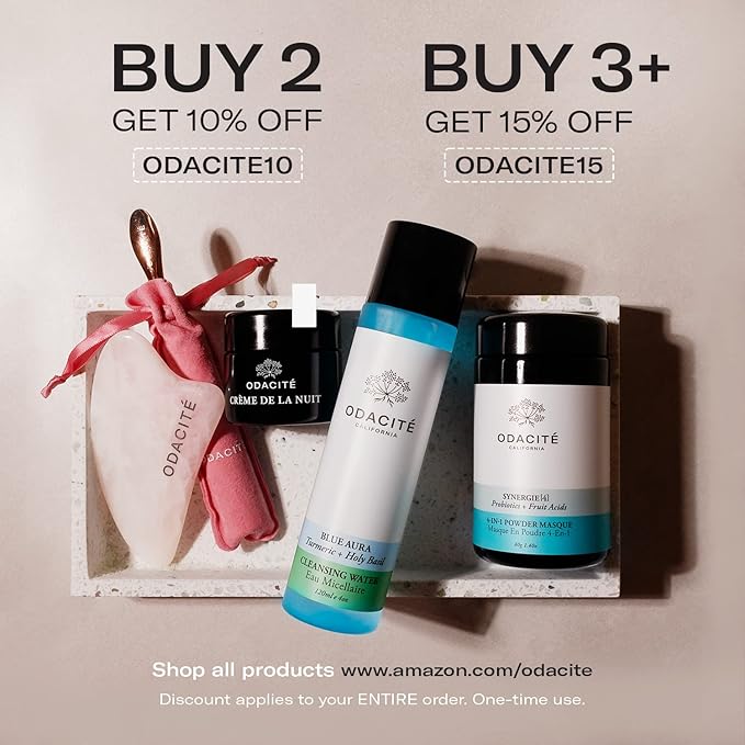 Odacité Anti Aging Serum Concentrate with Camelina + Chamomile, For Sensitive Skin Glow - Lightweight and Hydrating Facial Oil for Redness, Sensitivity & Irritation - 0.17 fl. oz